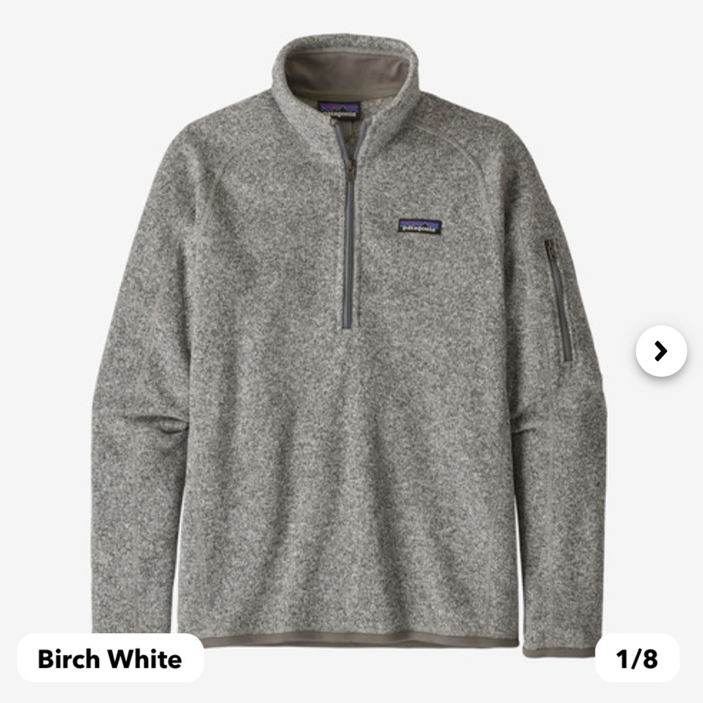 Women’s XS Patagonia Better Sweater 1/4 zip fleece